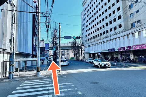 JR南福岡駅からの道案内